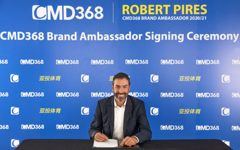 Robert Pires đại sứ thương hiệu CMD368