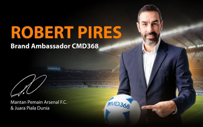 Robert Pires đại sứ thương hiệu CMD368